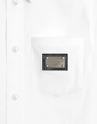 Cotton poplin shirt