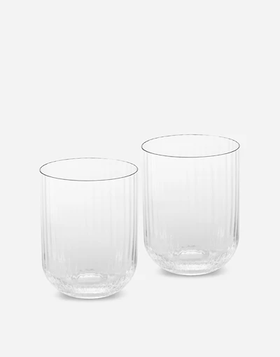 Hand-Blown Murano Beverage Glasses Set 2