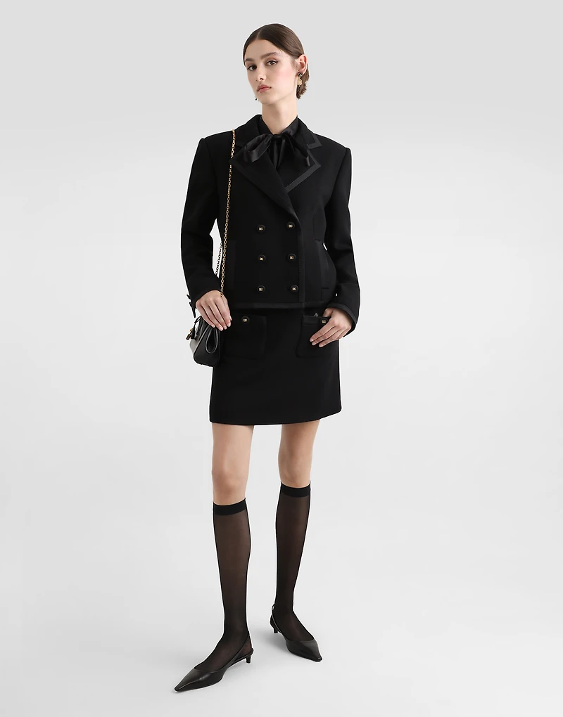 Chiffon pussy-bow shirt