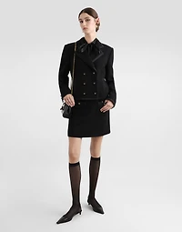 Chiffon pussy-bow shirt