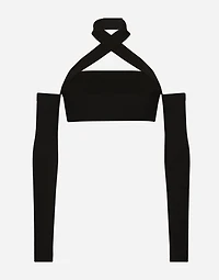 Viscose top with sleeve details