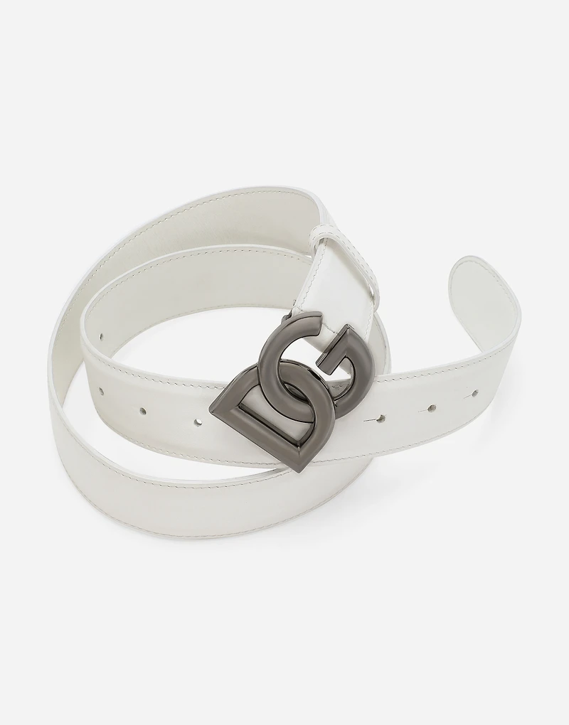 Belt with DG logo buckle