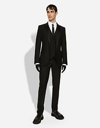 Wool and silk Martini-fit tuxedo suit