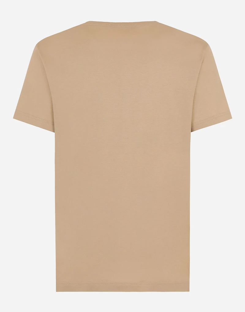 Short-sleeved T-shirt with DG embroidery