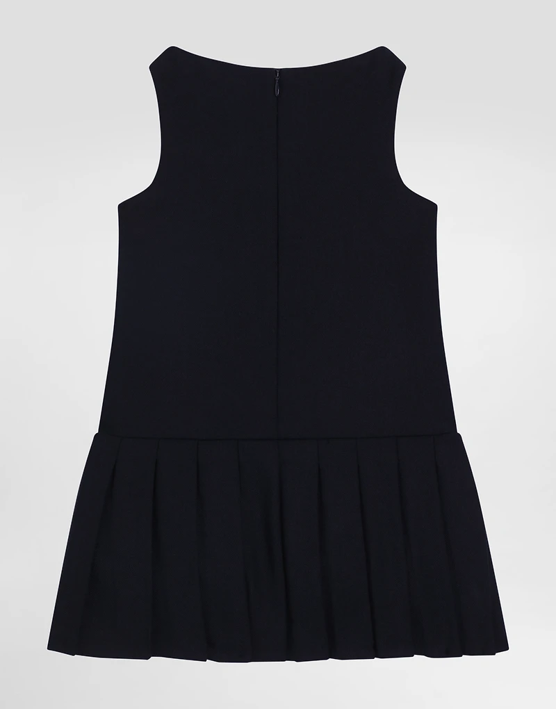 Wool canvas dress