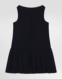 Wool canvas dress