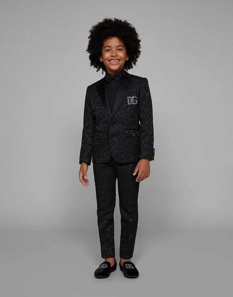 Single-breasted jacquard jacket
