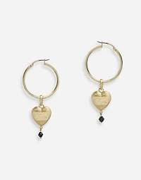 Sicily Earrings
 18-carat yellow gold and black jade