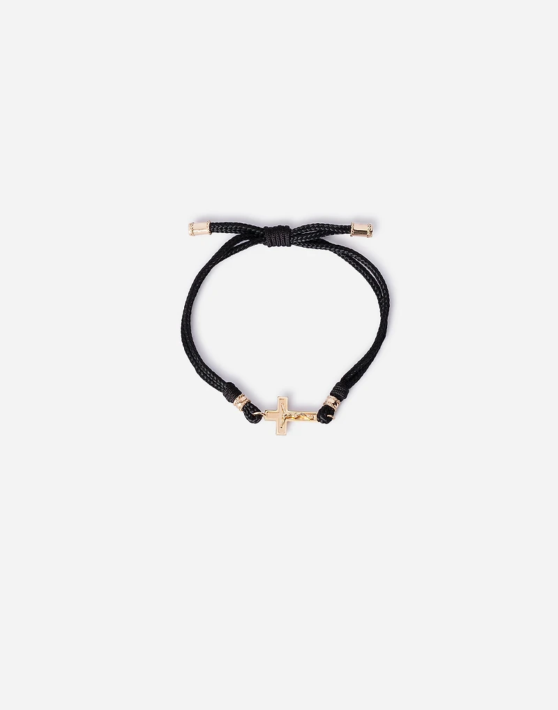 Sicily Bracelet
fabric with yellow gold 18-carat cross