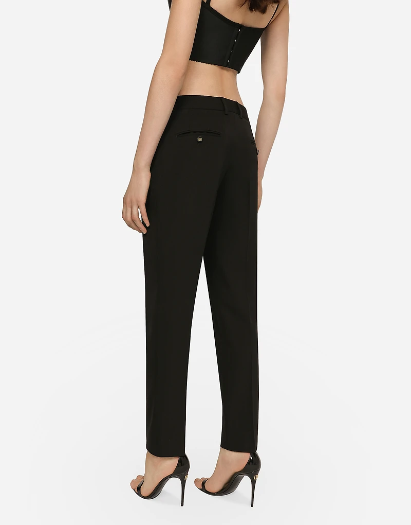 Wool fabric pants