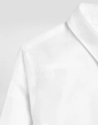 Logo jacquard poplin shirt