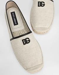 Salt&pepper and nappa espadrilles