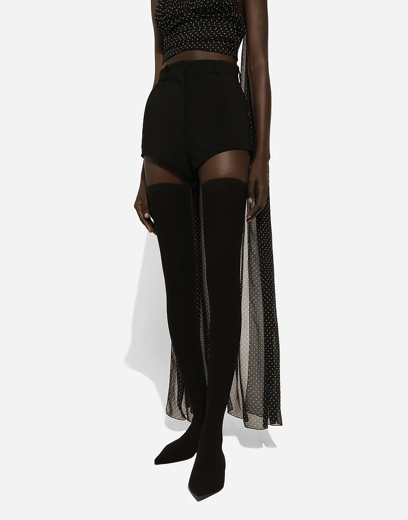 High-waisted wool panties