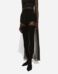 High-waisted wool panties