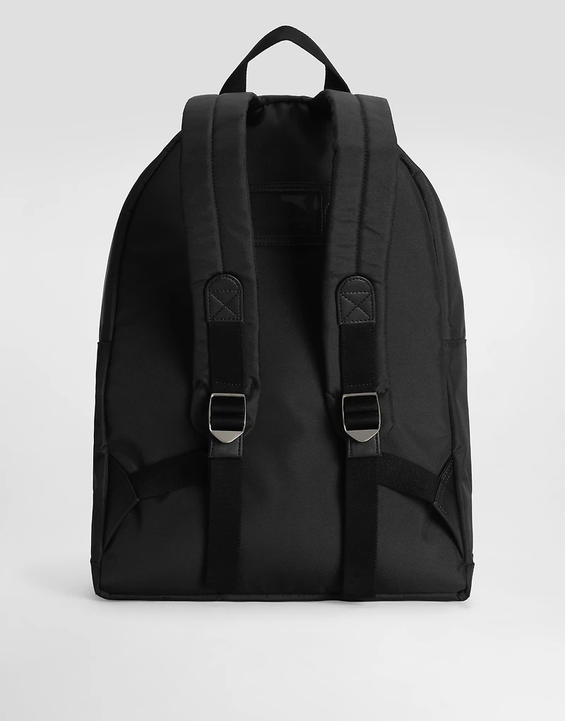 Nylon backpack with DG rubber patch