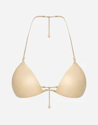 Rigid decorative metal bra