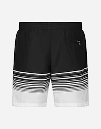 Mid-rise swim trunks with DG print