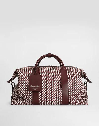 Leather travel bag
