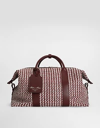 Leather travel bag