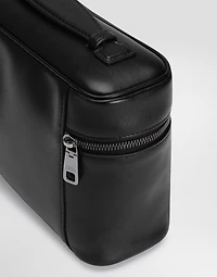 Calfskin nappa leather toiletry bag