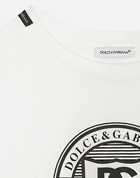 Jersey T-shirt with DG logo