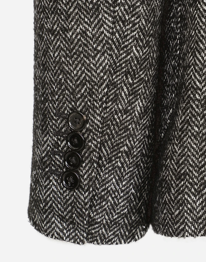 Single-breasted wool Portofino-fit jacket