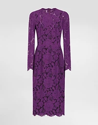 Cordonetto lace sheath dress