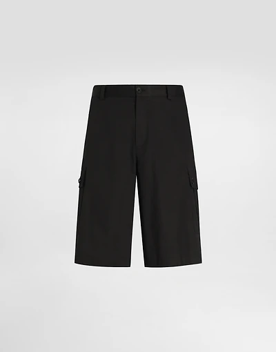 Cotton cargo shorts
