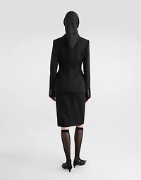Single-breasted wool Dolce jacket