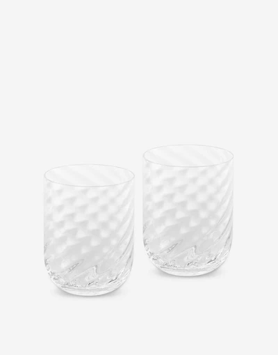 Set 2 Hand-Blown Murano Water Glasses