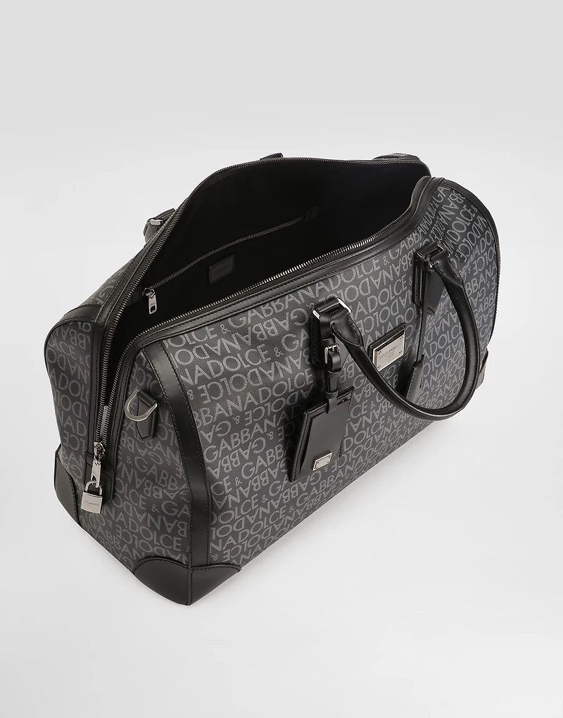 Printed jacquard holdall