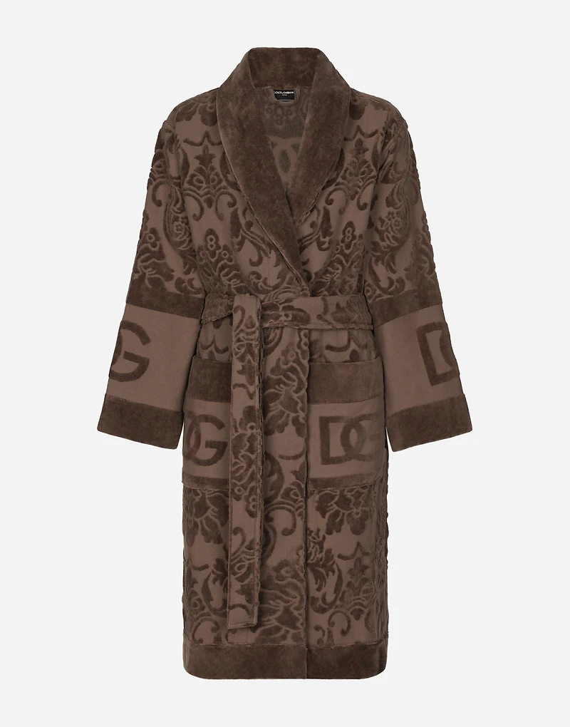 Bathrobe Terry Cotton Jacquard