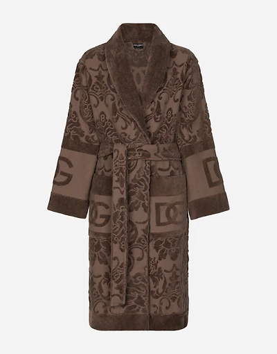 Bathrobe Terry Cotton Jacquard