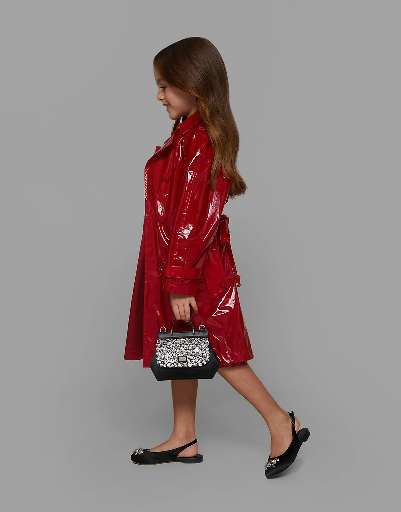 Satin mini Sicily handbag