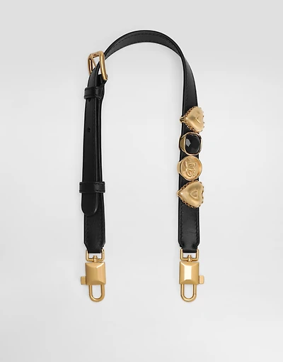 Calfskin shoulder strap
