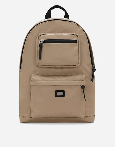 Nylon backpack with Dolce&Gabbana logo