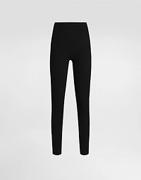 Ribbed wool leggings