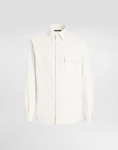 Cotton shirt with tag