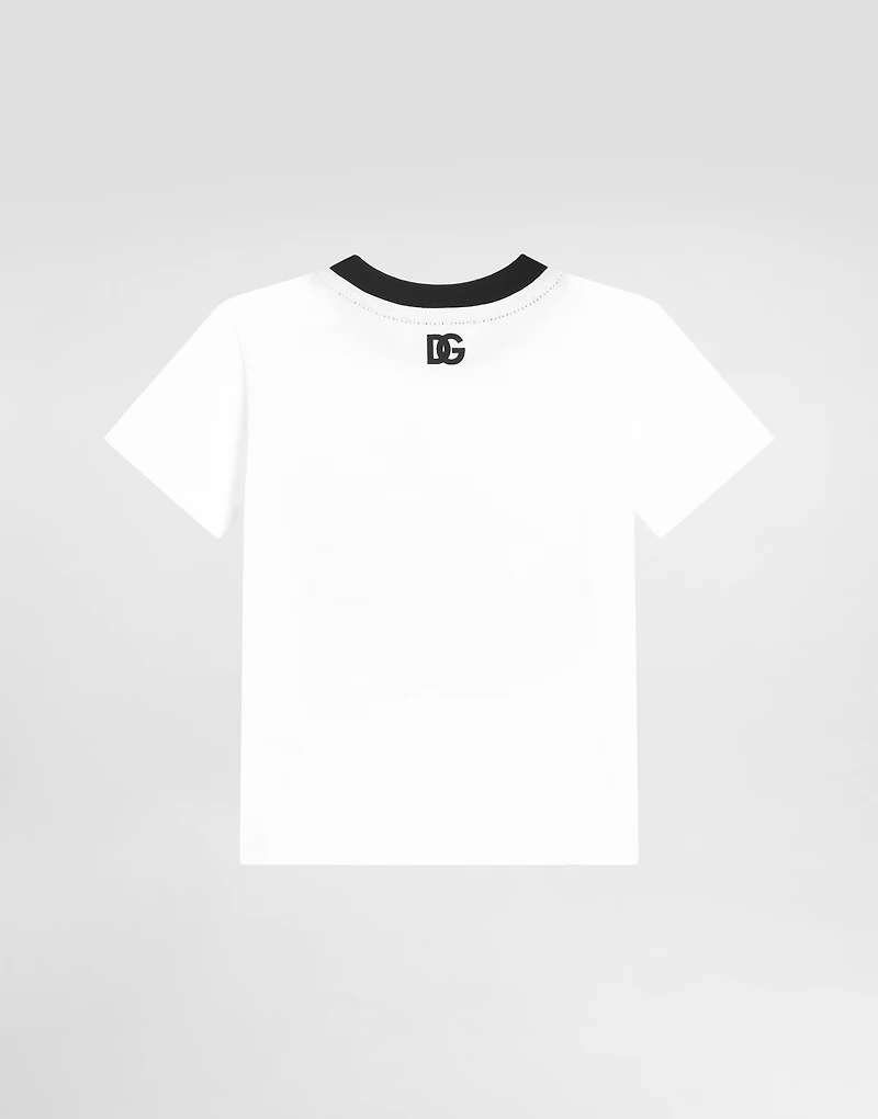 Jersey T-shirt with Dolce&Gabbana logo