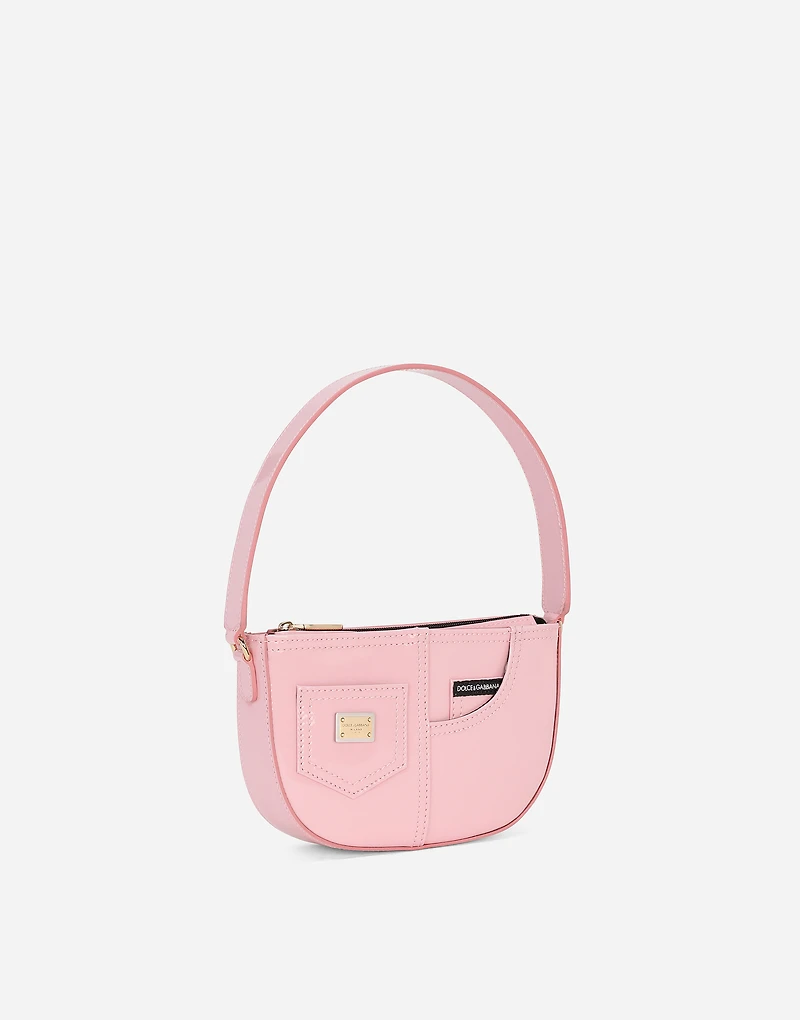 Patent leather DG Girlie shoulder bag