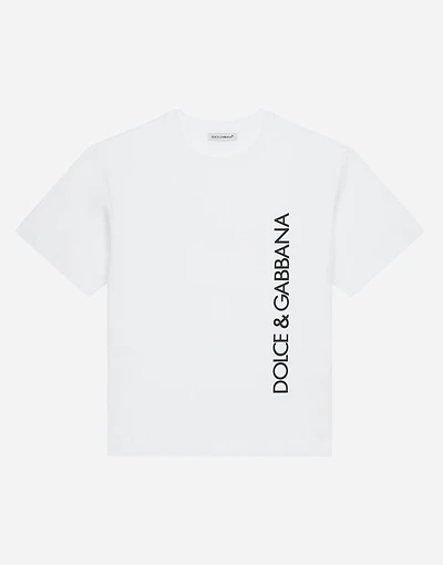 Short-sleeved logo-print jersey T-shirt