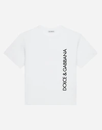 Short-sleeved logo-print jersey T-shirt