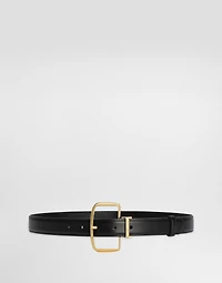 Smooth calfskin belt