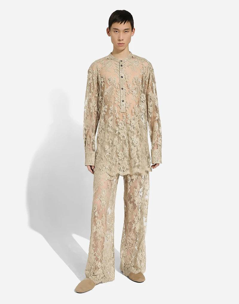 Tailored Galloon lace pants