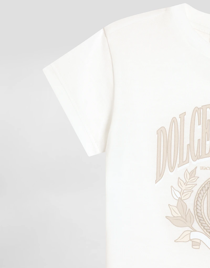 Jersey T-shirt with Dolce&Gabbana logo