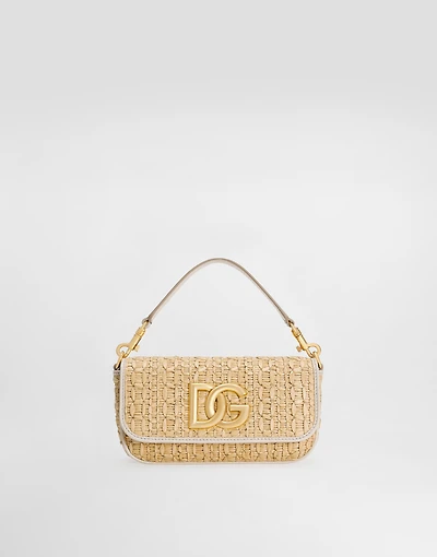 Rafia crochet shoulder bag