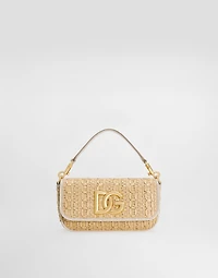Rafia crochet shoulder bag