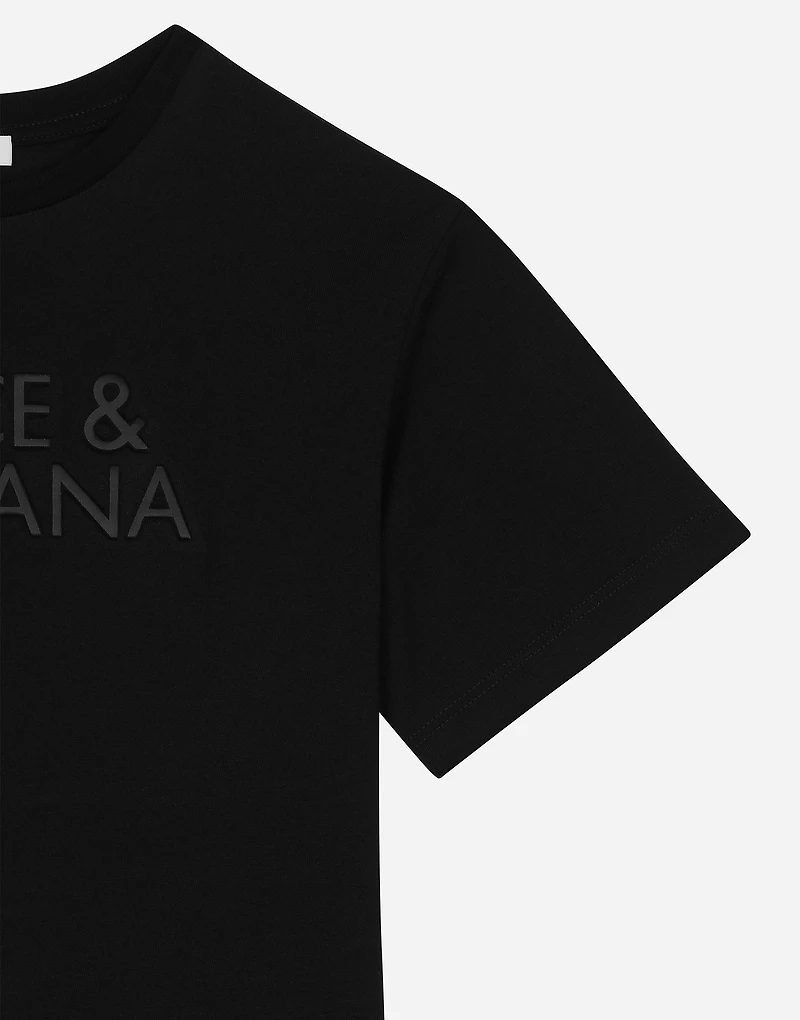Jersey T-shirt with Dolce&Gabbana logo