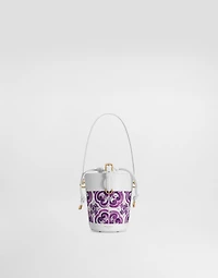Capri canvas Majolica-printed bucket bag