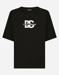 Short-sleeved T-shirt with DG logo print